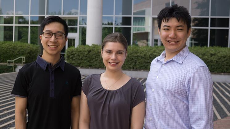 Joshua Chen, Sarah Hewes, and Jeron Chen