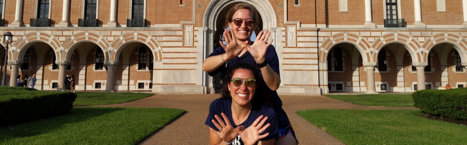 Top to bottom: Dr. Shannon Carter '20 (Ecology & Evolutionary Biology) and Dr. Gisele Calderon '20 (Bioengineering)