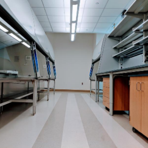 Photo of an empty lab space.