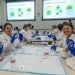Students using BuoyBead technology